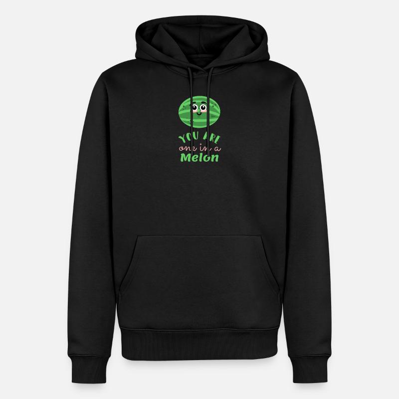 Melon Watermelon Melon Watermelon - Sweat à capuche Premium bio Homme - noir