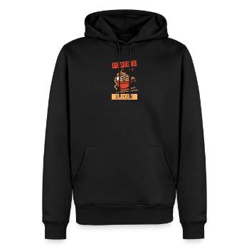 Ramen Nudelliebhaber Japanisches Essen - Männer Premium Bio Hoodie - Schwarz - Vorne - Nico (187cm)