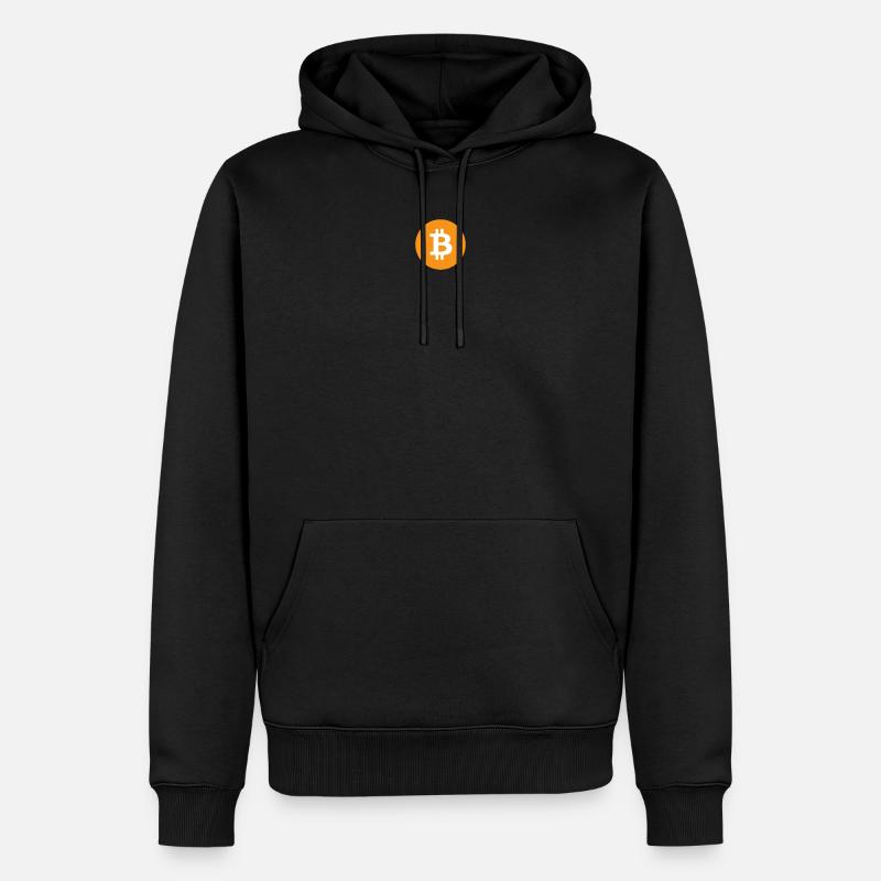 Bitcoin Bitcoin Bitcoin - Sweat à capuche Premium bio Homme - noir