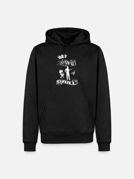 Barbecue - Men’s Premium Organic Hoodie - black