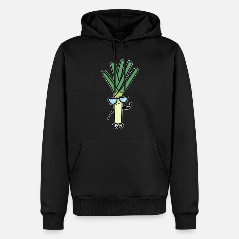 Lauch - Männer Premium Bio Hoodie - Schwarz