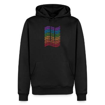 Lgbt. Vielfalt annehmen - Männer Premium Bio Hoodie - Schwarz - Vorne - Nico (187cm)
