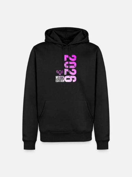 Tennis Master Edition 2026 pink - Men’s Premium Organic Hoodie - black
