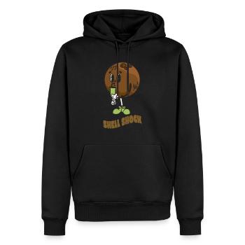 Jus d’amour de noix de plage été tropical - Sweat à capuche Premium bio Homme - noir - Devant - Nico (187cm)