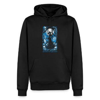 Bienvenue dans My Nightmare 01 - Sweat à capuche Premium bio Homme - noir - Devant - Nico (187cm)