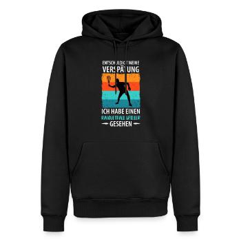 Racquetball Spieler - Männer Premium Bio Hoodie - Schwarz - Vorne - Nico (187cm)
