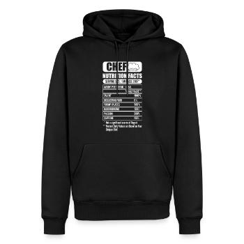 Lustiger Koch, der kocht Koch - Männer Premium Bio Hoodie - Schwarz - Vorne - Nico (187cm)