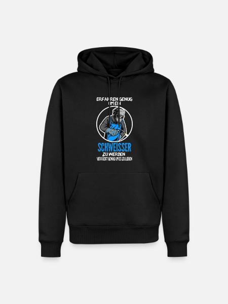 Schweißer Beruf Schweißerei Geschenk - Männer Premium Bio Hoodie - Schwarz