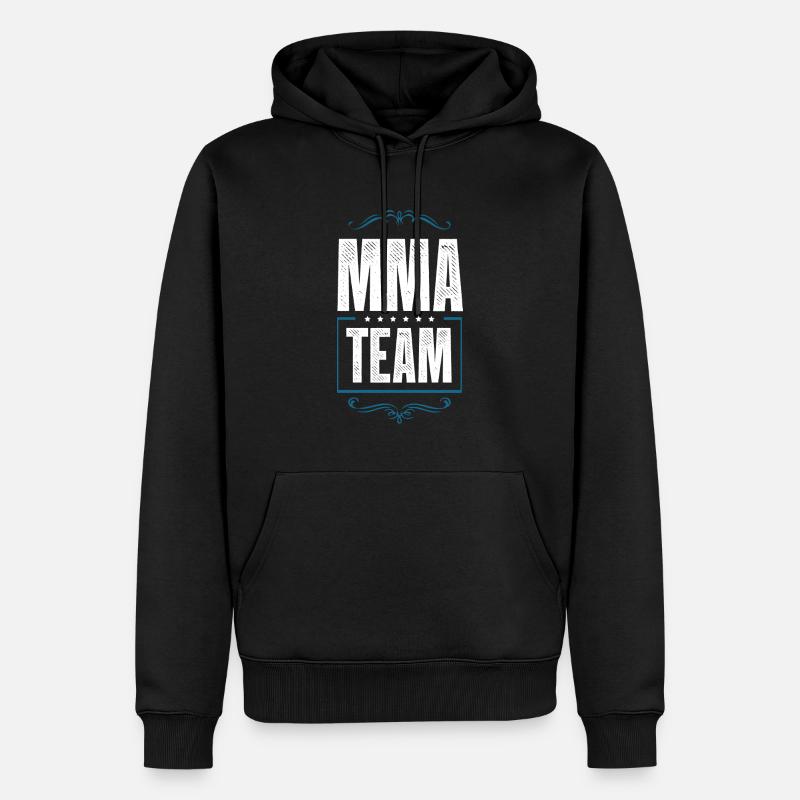 L’équipe Mma - Sweat à capuche Premium bio Homme - noir