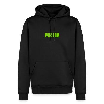 ich will dich - Männer Premium Bio Hoodie - Schwarz - Vorne - Nico (187cm)
