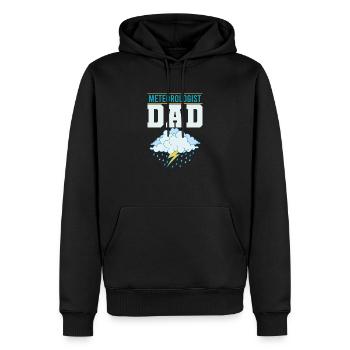 Meteorologe Wetter Meteorologie - Männer Premium Bio Hoodie - Schwarz - Vorne - Nico (187cm)