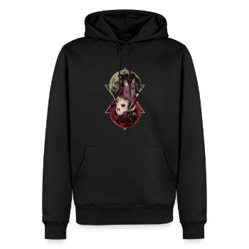 As Above So Below Goat - Ziege - Männer Premium Bio Hoodie - Schwarz - Vorne - Nico (187cm)