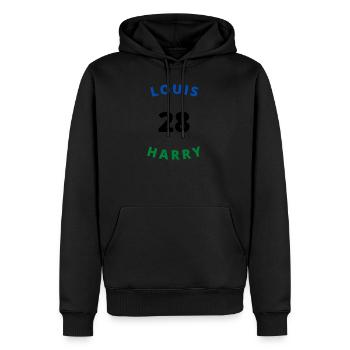 Geschenk Fan-Larry stylinson Harry und louis 28 - Männer Premium Bio Hoodie - Schwarz - Vorne - Nico (187cm)