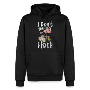 Mir Egal Attitude Gleichgültigkeit - Männer Premium Bio Hoodie - Schwarz - Vorne - Nico (187cm)