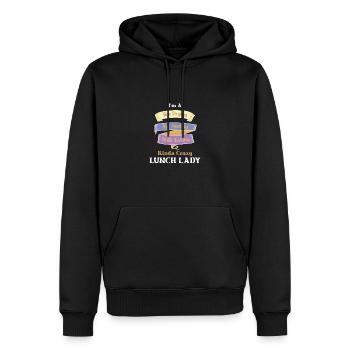 Cafeteria Mitarbeiterin Lunch Lady Kantine - Männer Premium Bio Hoodie - Schwarz - Vorne - Nico (187cm)