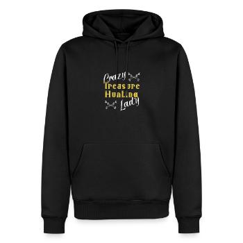 Schatzsucher Schatzsuche Metaldetektor - Männer Premium Bio Hoodie - Schwarz - Vorne - Nico (187cm)