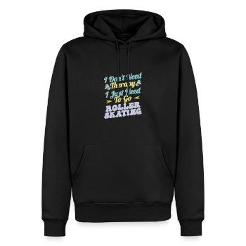 Roller Skating Inline Skating Inline Skates - Männer Premium Bio Hoodie - Schwarz - Vorne - Nico (187cm)