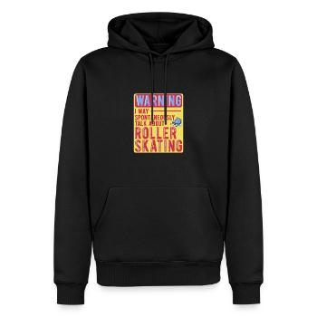Roller Skating Inline Skating Inline Skates - Männer Premium Bio Hoodie - Schwarz - Vorne - Nico (187cm)