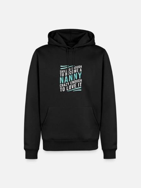 Nanny Babysitter Childminder - Men’s Premium Organic Hoodie - black