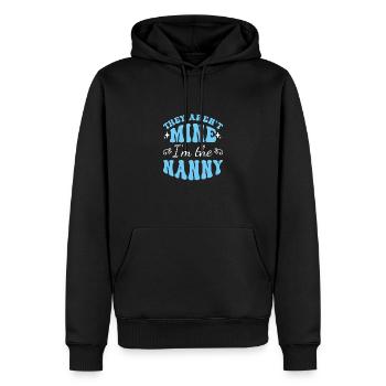 Nanny Babysitterin Tagesmutter - Männer Premium Bio Hoodie - Schwarz - Vorne - Nico (187cm)