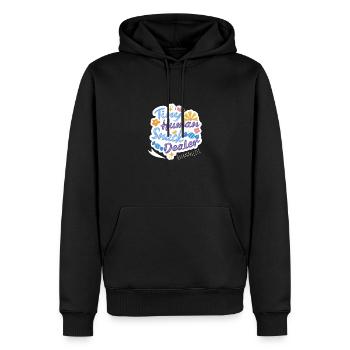 Nanny Babysitterin Tagesmutter - Männer Premium Bio Hoodie - Schwarz - Vorne - Nico (187cm)
