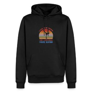 Eiskunstlauf - Männer Premium Bio Hoodie - Schwarz - Vorne - Nico (187cm)