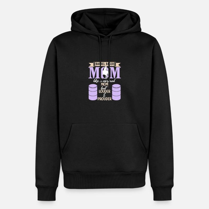 Barrel Racing - Männer Premium Bio Hoodie - Schwarz