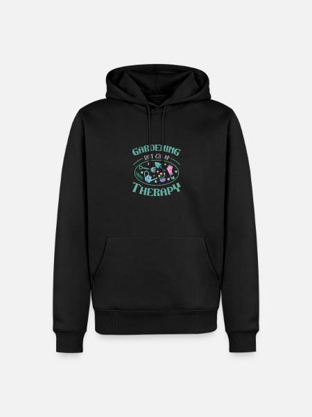 Jardinier - Sweat à capuche Premium bio Homme - noir
