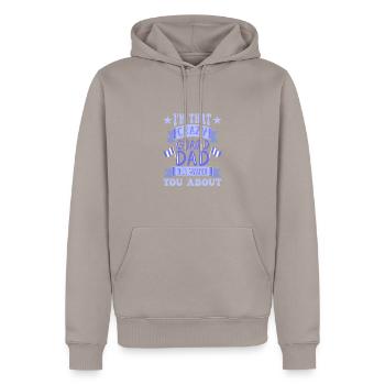 Color Guard - Männer Premium Bio Hoodie - Taupe - Vorne - Nico (187cm)