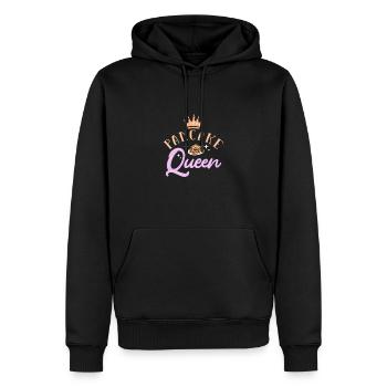 Crêpe - Sweat à capuche Premium bio Homme - noir - Devant - Nico (187cm)