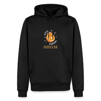 Crêpe - Sweat à capuche Premium bio Homme - noir - Devant - Nico (187cm)