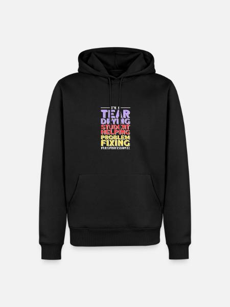 Paraprofessional - Men’s Premium Organic Hoodie - black