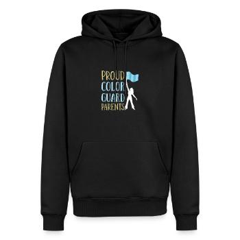 Color Guard - Männer Premium Bio Hoodie - Schwarz - Vorne - Nico (187cm)