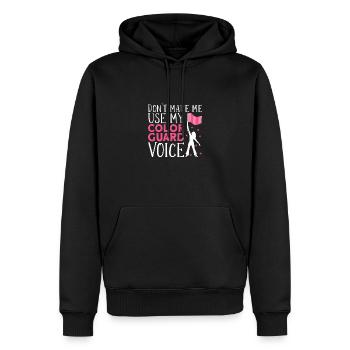 Color Guard - Männer Premium Bio Hoodie - Schwarz - Vorne - Nico (187cm)
