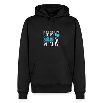 Garde de couleur - Sweat à capuche Premium bio Homme - noir - Devant - Nico (187cm)