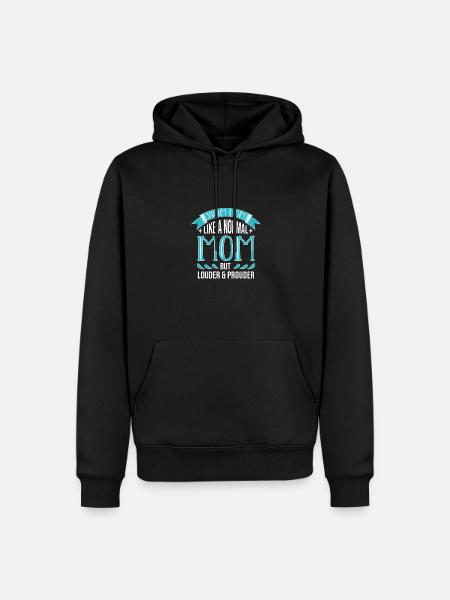 Nageurs - Sweat à capuche Premium bio Homme - noir