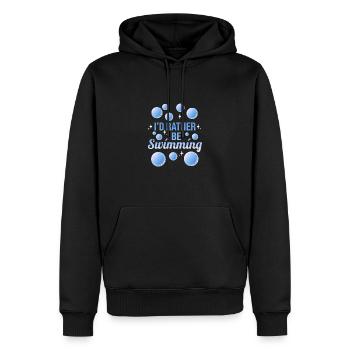 Schwimmen Schwimmer - Männer Premium Bio Hoodie - Schwarz - Vorne - Nico (187cm)