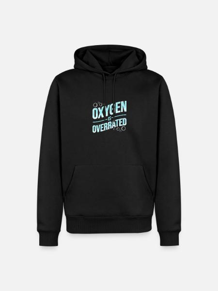 Nageurs - Sweat à capuche Premium bio Homme - noir