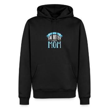 Schwimmen Schwimmer - Männer Premium Bio Hoodie - Schwarz - Vorne - Nico (187cm)