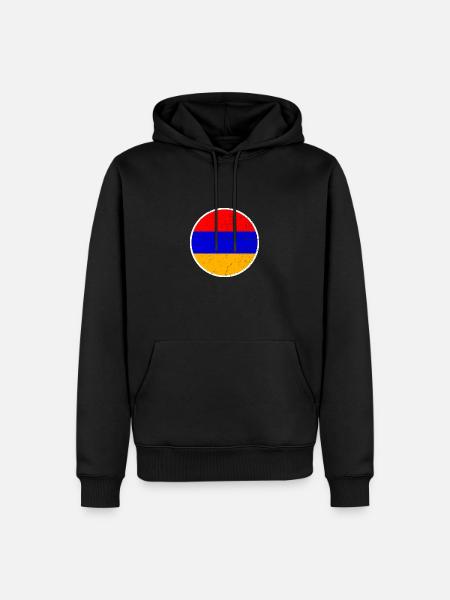 Armenien Armenien Armensk flag Stolt armensk - Herre Premium økologisk hoodie - sort