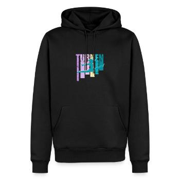Turnen, Mädchen Bodenturnen - Männer Premium Bio Hoodie - Schwarz - Vorne - Nico (187cm)