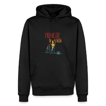 Meilleure Frenchie Mom Ever Français Bulldog Mama - Sweat à capuche Premium bio Homme - noir - Devant - Nico (187cm)