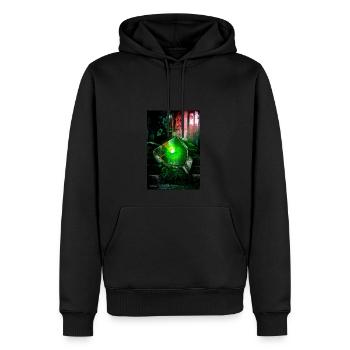 The Risign of Shield Hero Shield Naofumi - Men’s Premium Organic Hoodie - black - Front - Nico (187cm)