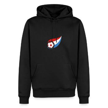Let's go Croatia - Men’s Premium Organic Hoodie - black - Front - Nico (187cm)
