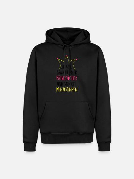 Räubertöchter - Männer Premium Bio Hoodie - Schwarz