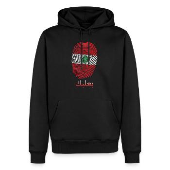 BAALBEK Libanese Libanon Libanesin Libanesisch - Männer Premium Bio Hoodie - Schwarz - Vorne - Nico (187cm)
