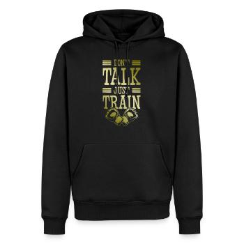 Mma Mixed matrial arts Training - Men’s Premium Organic Hoodie - black - Front - Nico (187cm)