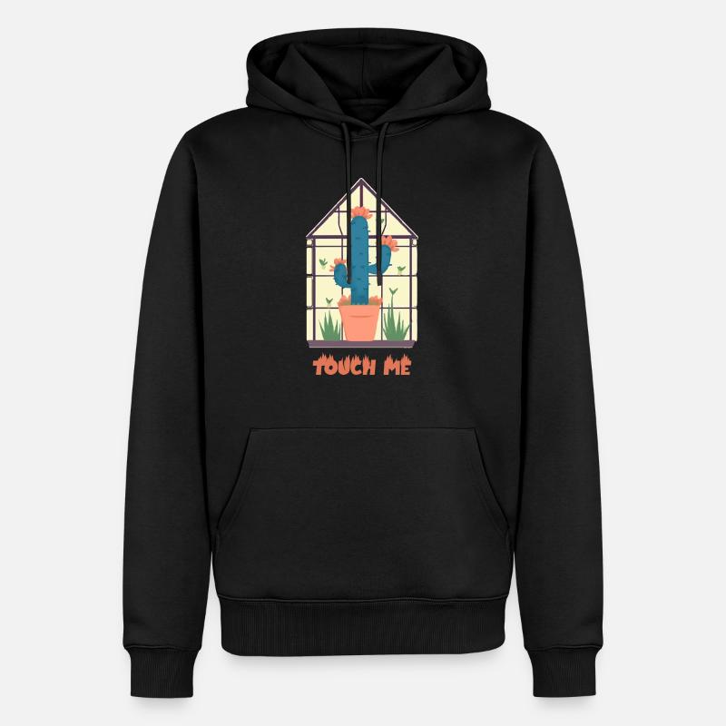 Touchez moi - Sweat à capuche Premium bio Homme - noir