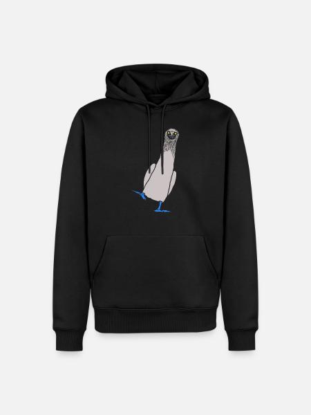 Booby - Men’s Premium Organic Hoodie - black