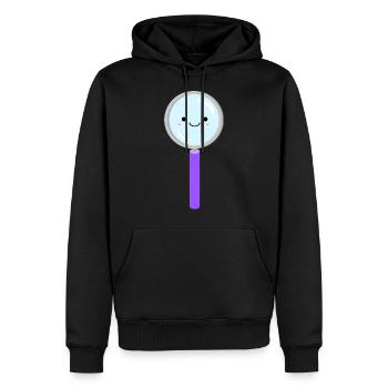 test tube flask tube experiment chemistry chemistry chemistry - Men’s Premium Organic Hoodie - black - Front - Nico (187cm)